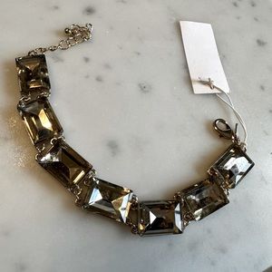 Banana republic grey quartz and gold 7” bracelet